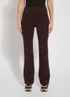 Lyssé Elysse Wide-leg Ponte Pants In Brown