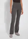 Lyssé Pull On Ponte Knit In Charcoal