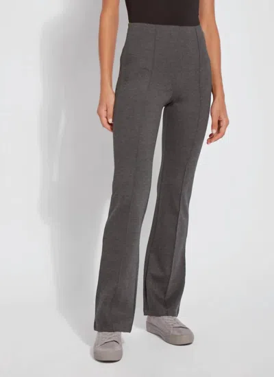 Lyssé Elysse Wide Leg Pants In Charcoal/ponte