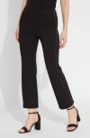 Lyssé Lysse Embellished Side Ankle Pants In Black