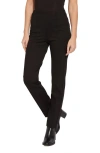 Lyssé Emma Ponte Trouser In Double Espresso In Black