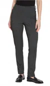 Lyssé Emma Trouser Pants In Lnr Pinstripe In Gray