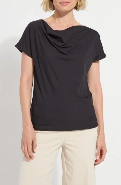 Lyssé Lysse Ensley Cowl Neck Top In Black