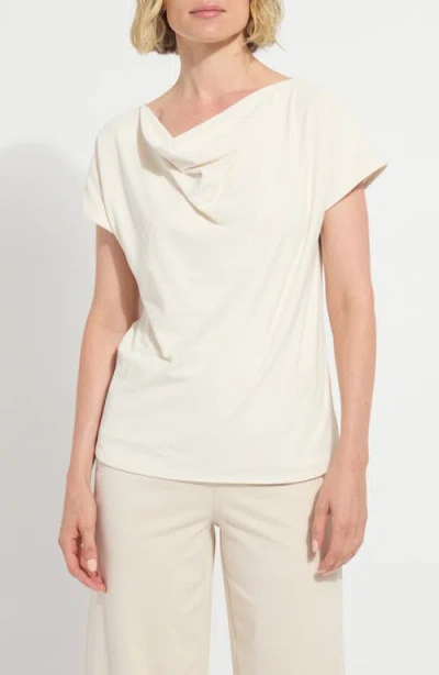 Lyssé Lysse Ensley Cowl Neck Top In White