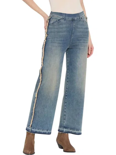 Lyssé Era Wide Leg Jeans In Blue