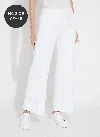 Lyssé Erin High Waist Ankle Wide Leg Jeans In White