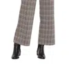 Lyssé Erin High Waist Ponte Jacquard Pant In Opposites Attract Plaid In Multi
