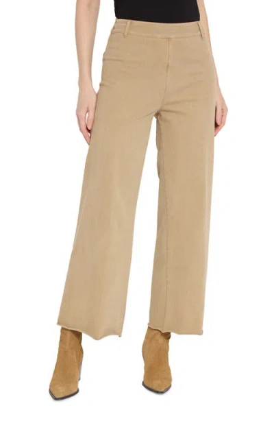 Lyssé Athena Wide Leg Crop (26" Inseam) In Olive Tint