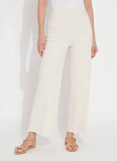 Lyssé Erin High Waist Denim Pant In Oat