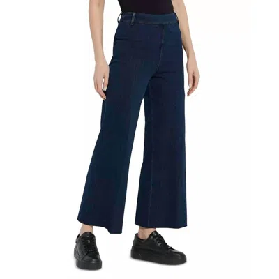 Lyssé Erin High Waist Wide Leg Jeans In Indigo In Blue