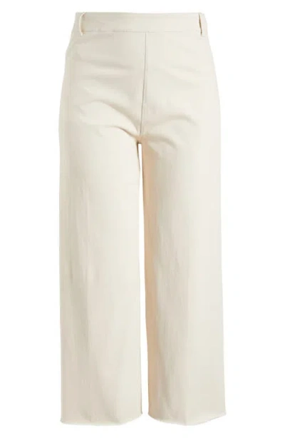 Lyssé Erin High Waist Wide Leg Pants In Oat