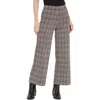 Lyssé Erin High Waist Ponte Jacquard Pant In Opposites Attract Plaid