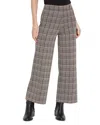 Lyssé Erin High Waist Ponte Jacquard Pant In Opposites Attract Plaid In Opposites