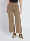 Lyssé Lysse Ntials Erin High Waist Ankle Wide Leg Denim Jeans In Brown