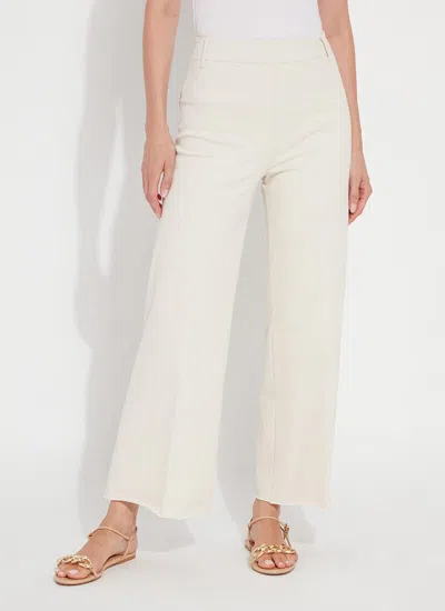 Lyssé Erin Wide Leg Denim (28" Inseam) In Brown