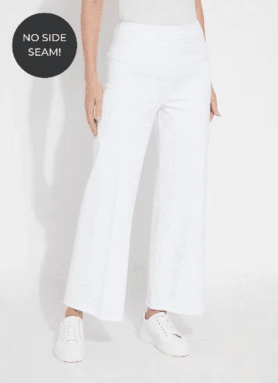 Lyssé Erin Wide Leg Denim (28" Inseam) In White