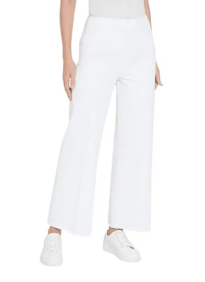 LYSSÉ ERIN WIDE LEG JEANS IN WHITE