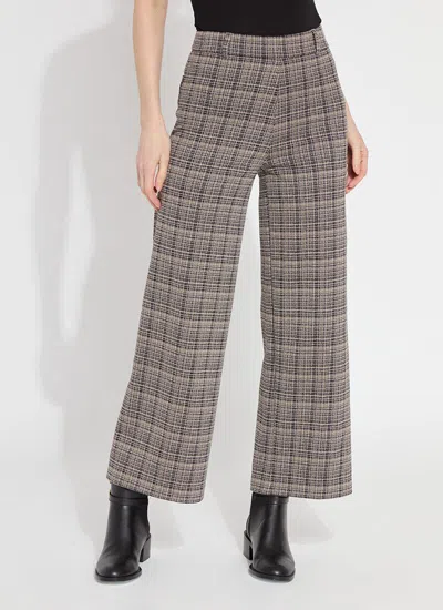 LYSSÉ ERIN WIDE LEG PONTE JACQUARD (28" INSEAM)