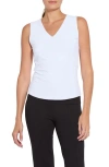 Lyssé Essential V-neck Shell Curvy In White