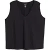 Lyssé Essential Cool-fresh™ Jersey V-neck Tank