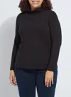 Lyssé Essential Longsleeve Turtleneck Curvy In Black