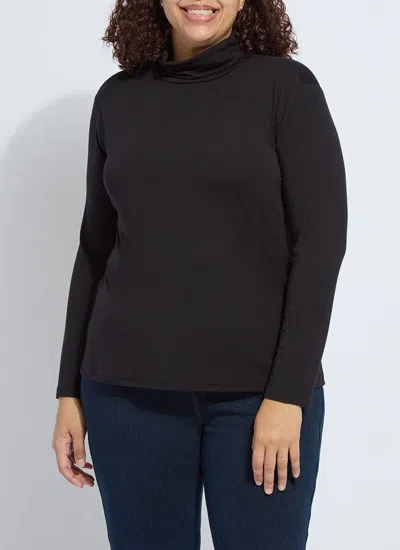 Lyssé Essential Longsleeve Turtleneck Curvy In Black