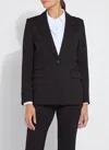 Lyssé Essential Ponte Blazer In Black