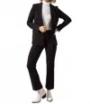 Lyssé Essential Ponte Blazer In Black In Black