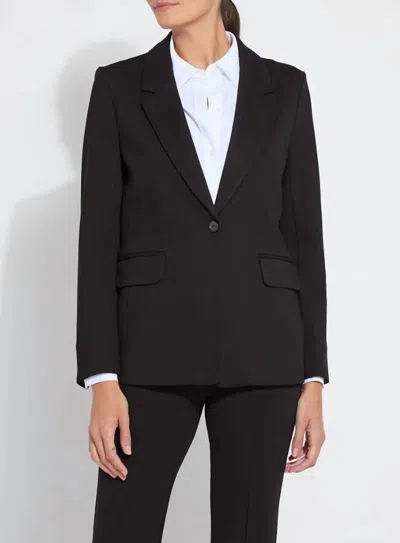 Lyssé Essential Ponte Blazer In Black