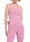 Lyssé Essential Tank Top In Pink In Brown