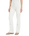Lyssé Smoothing Waistband Bootcut Jeans In Ecru White In White
