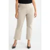 Lyssé Lysse Estelle Pull-on Ankle Flare Jeans In Neutral