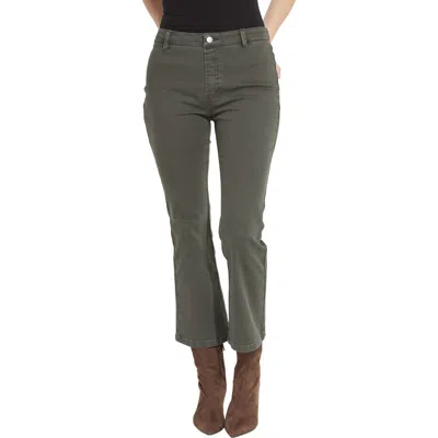 Lyssé Lysse Estelle Pull-on Flare Ankle Jeans In Gray