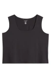 Lyssé Evie Scoop Neck Tank In Black