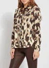 Lyssé Connie Slim Button Down Shirt In Multi