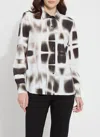 Lyssé Fashion Connie Button Down Shirt In Soft Shadow In Multi