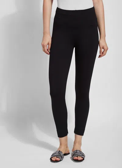 Lyssé Fennel Ankle Slit Legging (26.5" Inseam) In Black