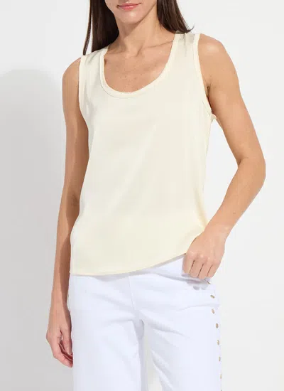 Lyssé Filipa Mix Media Tank Top In White