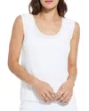 Lyssé Fiona Open Knit Sweater Tank In Off White