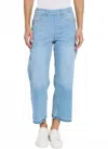Lyssé Frances Premium Cropped Denim In Bleach Blue In Blue