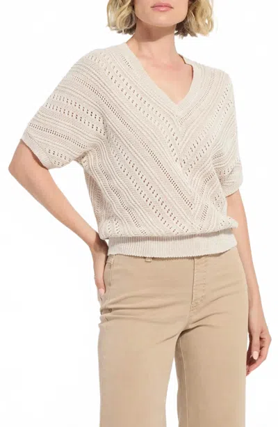 Lyssé Francesca Dolman Sleeve Sweater In Neutral