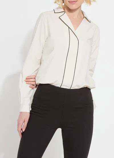 Lyssé Frankie Top In White