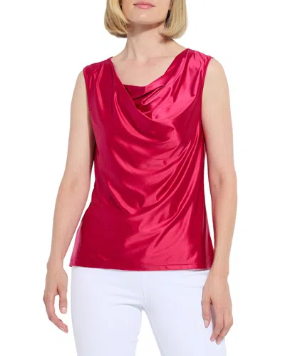 Lyssé Freida Draped Top In Beige