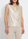 Lyssé Freida Draped Top In Neutral