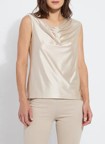 Lyssé Freida Draped Top In Neutral
