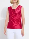 Lyssé Freida Draped Top In Pink