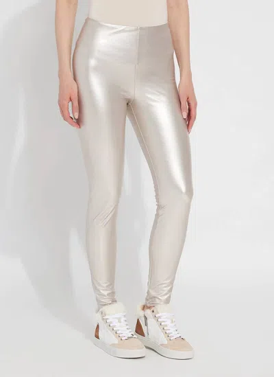 Lyssé Freya Legging In Metallic Deep Alabaster In Multi