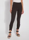 Lyssé Fringe Tulip Hem Denim (26.5" Inseam) In Brown