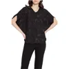 Lyssé Genesis V Neck Dolman Sleeve Top In Cosmic Ash In Multi