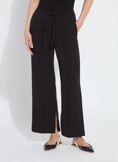 Lyssé Genevieve Drawstring Trouser (28" Inseam) In Black